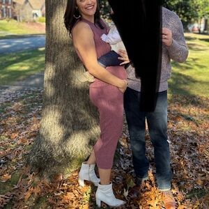 Midi maternity dress